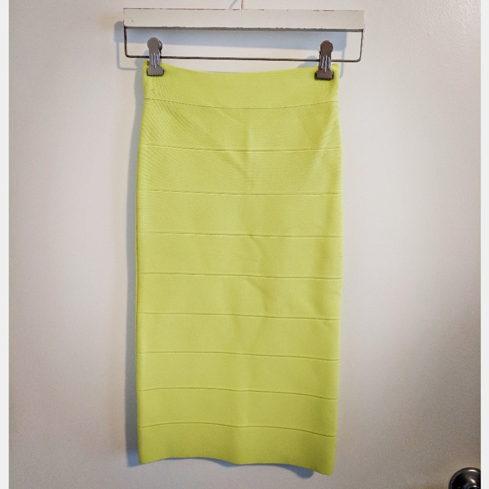BCBGMaxAzria Leger Bandage Skirt